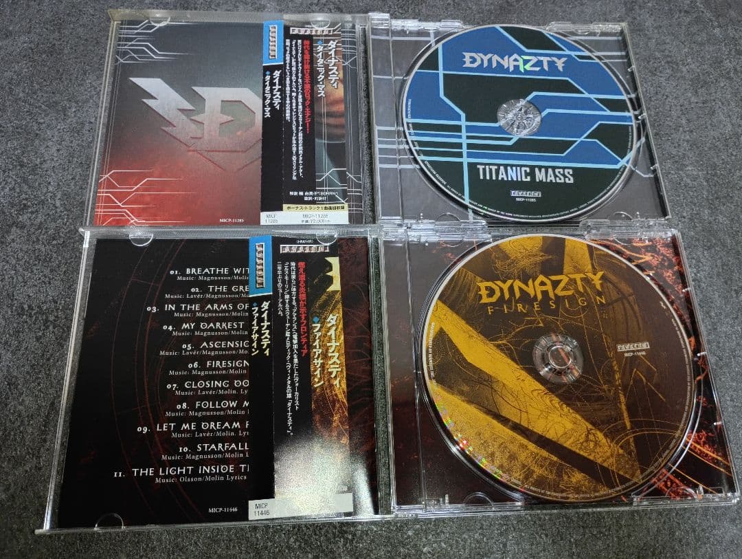 Dynazty 日本盤 CD 4枚セット 北欧 ロック メタル