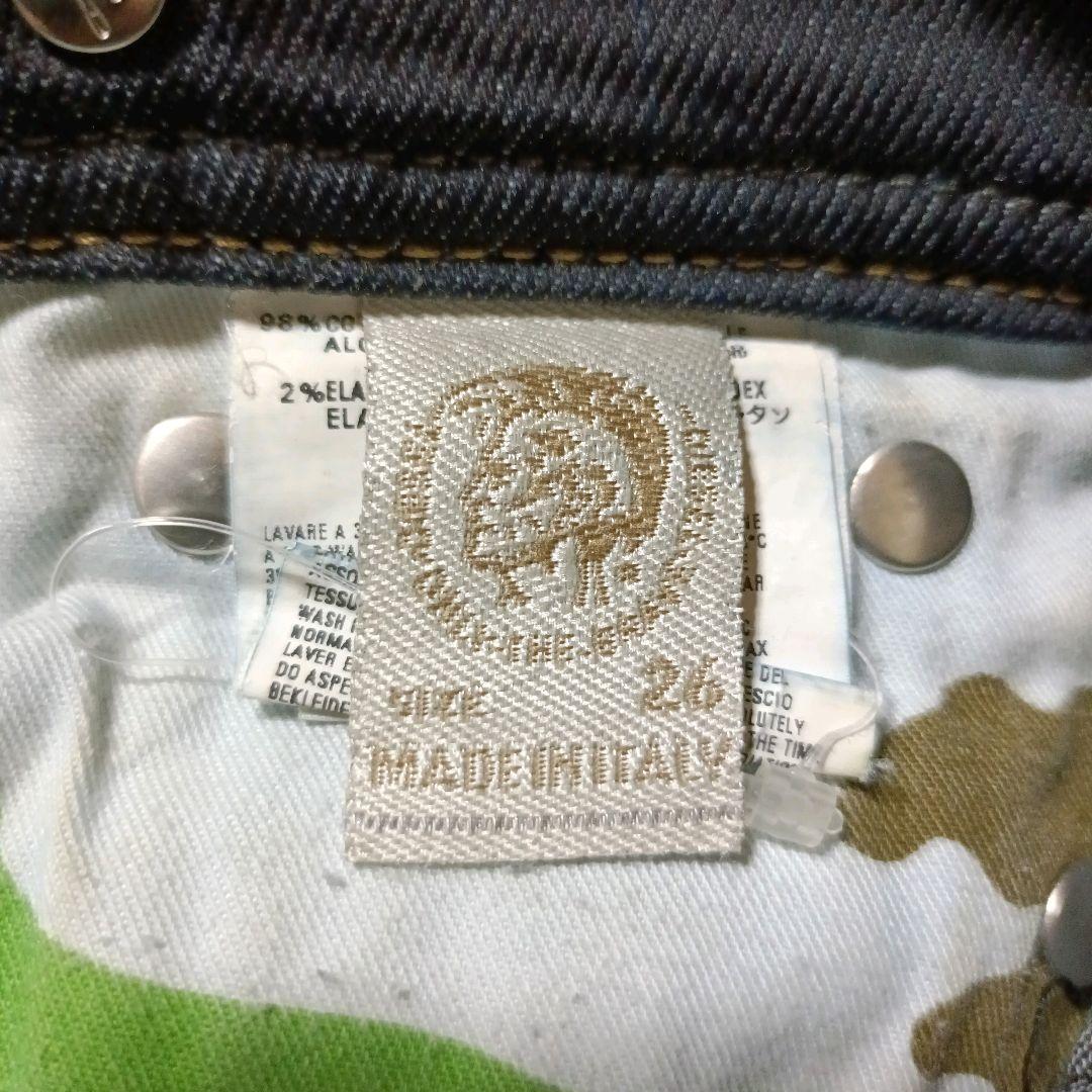 【美品✨️】DIESEL CHEROCK W26 美脚フレア 濃紺 ストレッチ