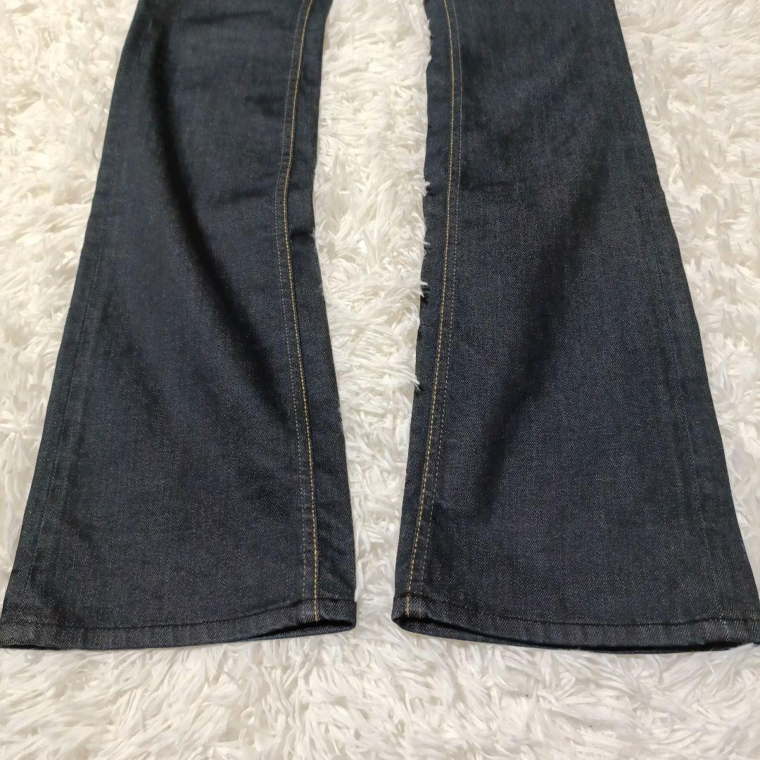 【美品✨️】DIESEL CHEROCK W26 美脚フレア 濃紺 ストレッチ
