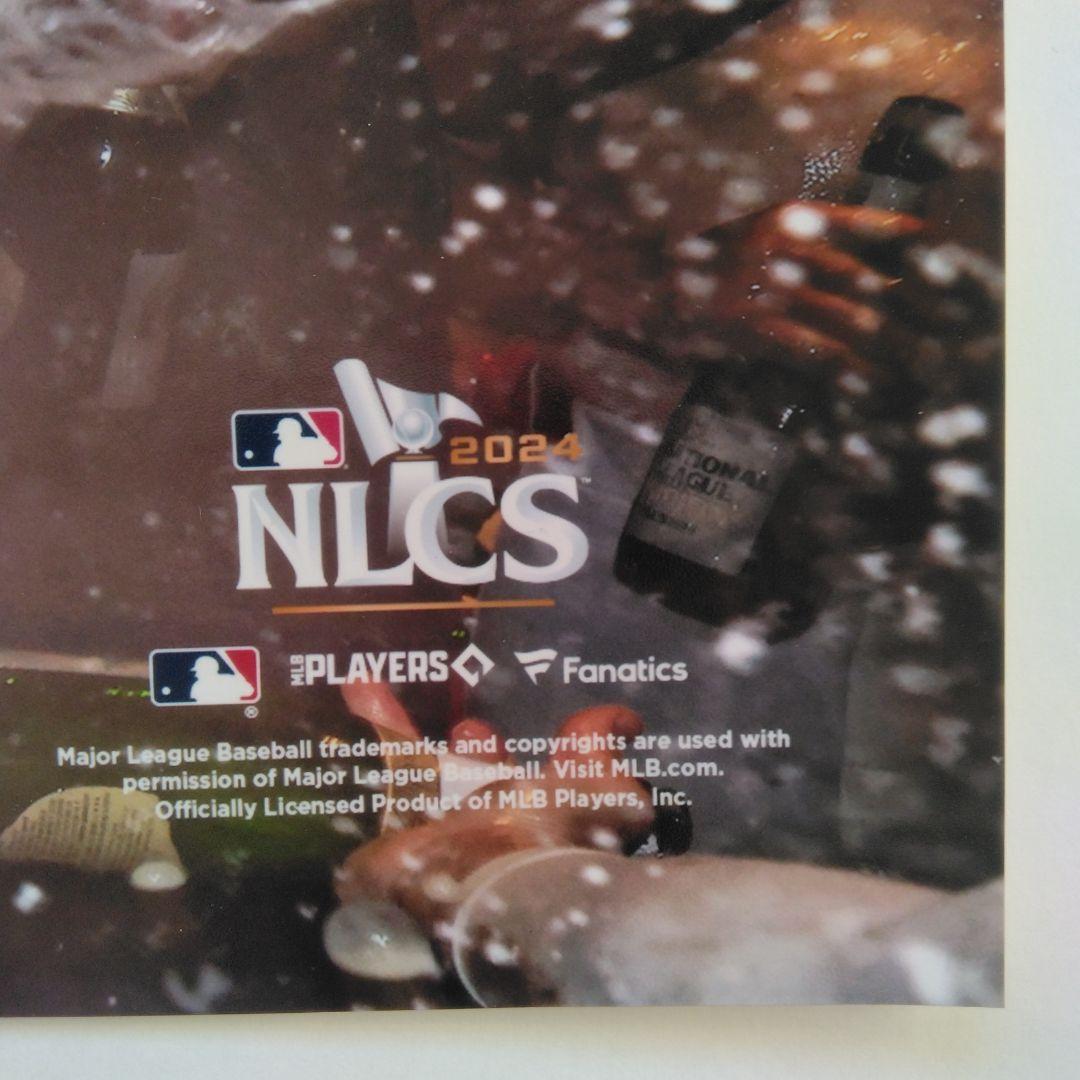 MLB大谷翔平2024ナ・リーグ制覇 シャンパンファイト祝賀会 NLCS公式写真