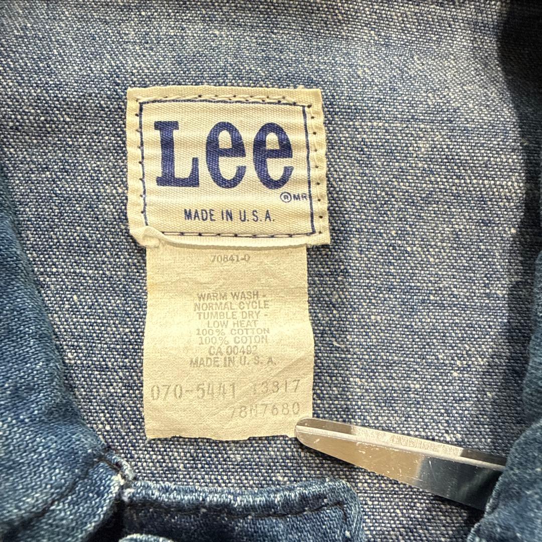 70s 80s Lee 91 - J デニム　カバーオール USA製 デニム
