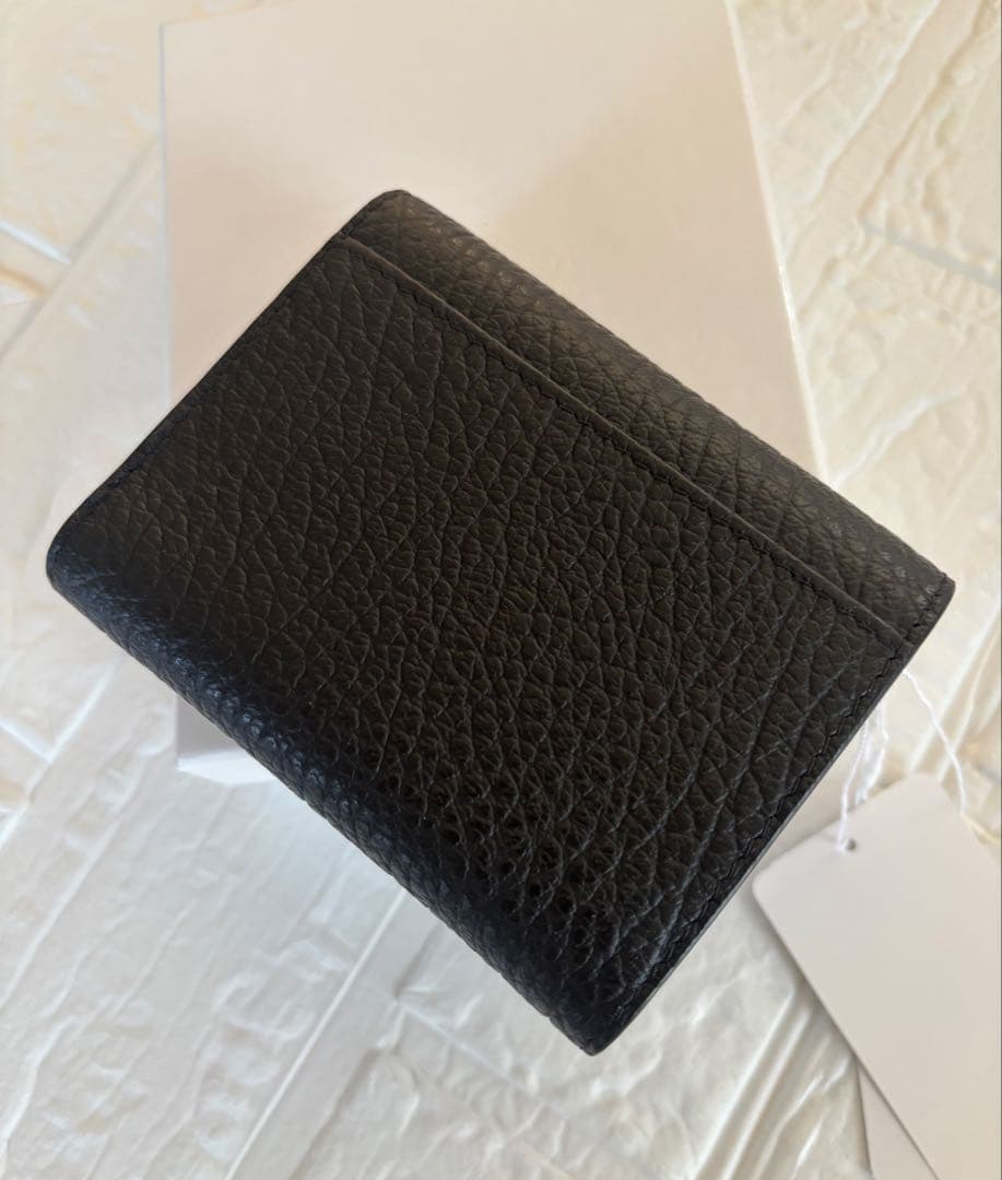 【 新品・未使用 】Maison Margiela 3つ折り財布 ブラック