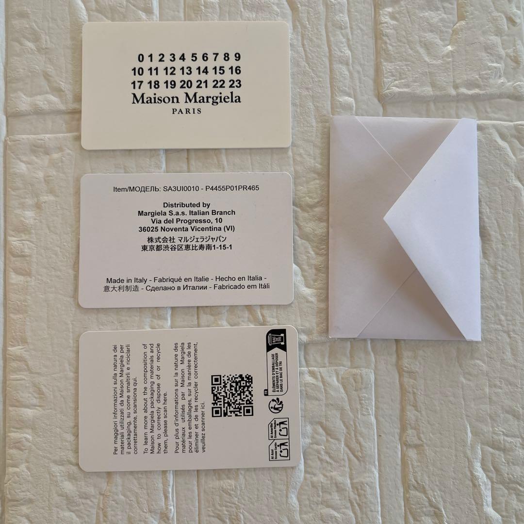【 新品・未使用 】Maison Margiela 3つ折り財布 ブラック