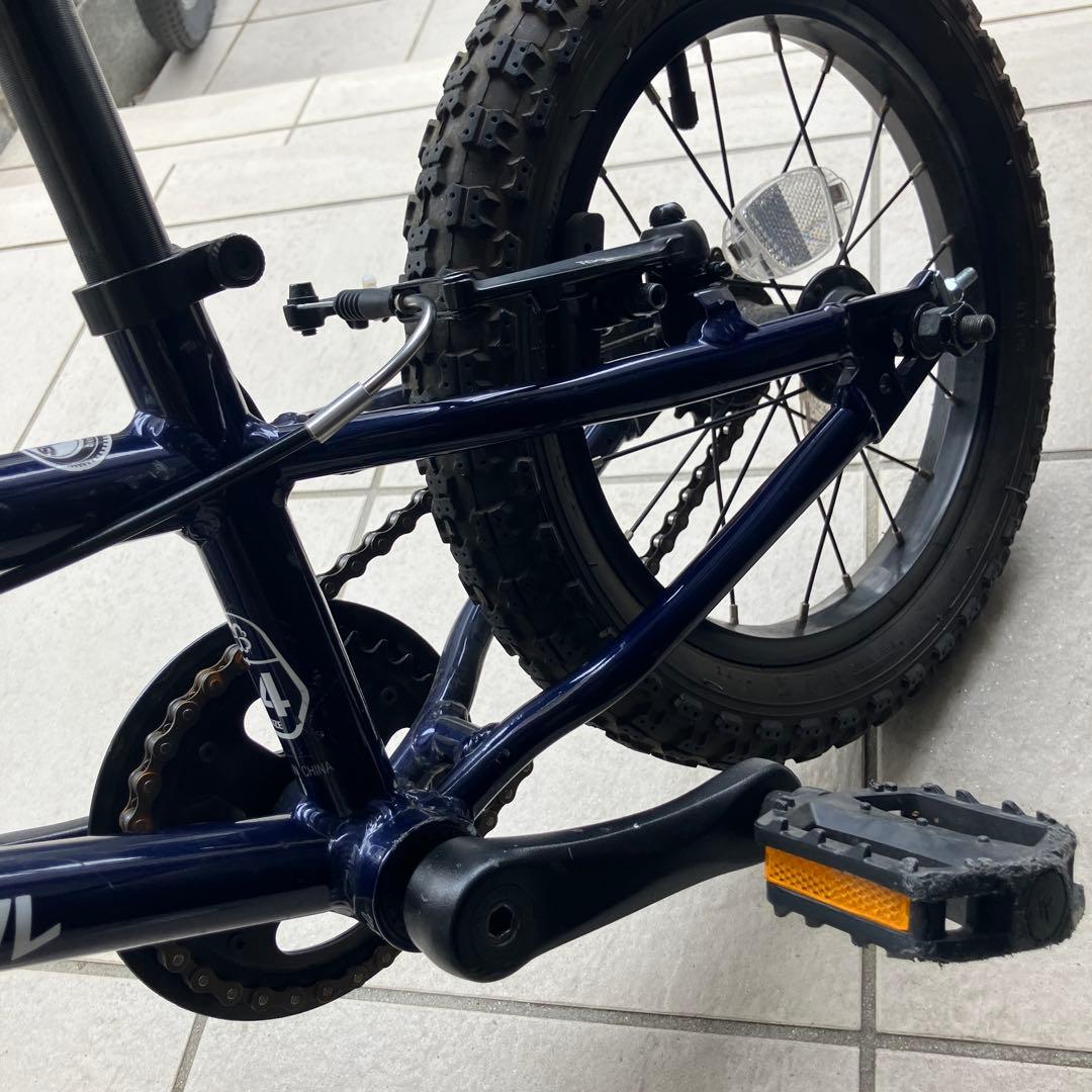 ヨツバサイクル　14インチ　ネイビー