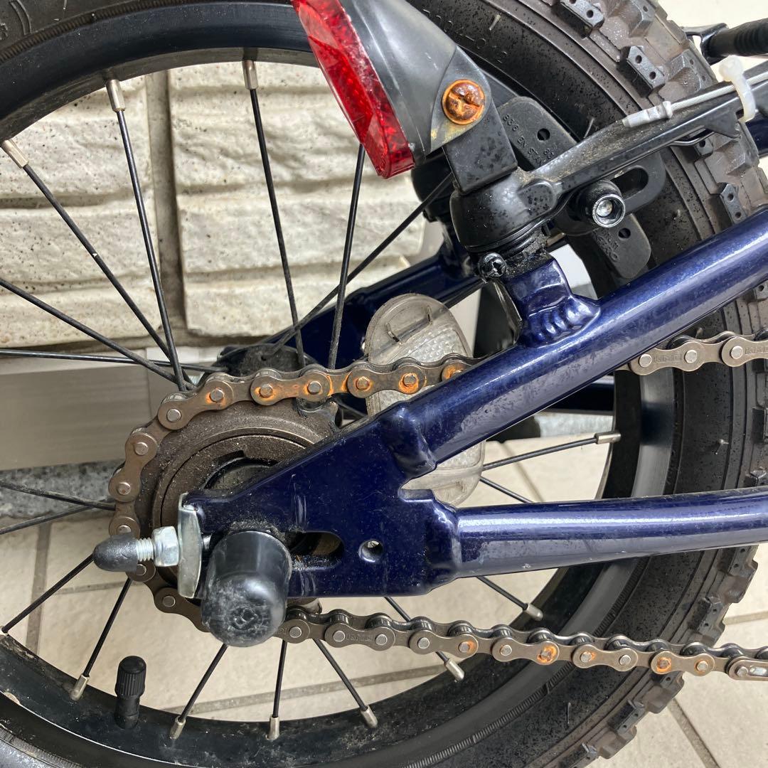 ヨツバサイクル　14インチ　ネイビー
