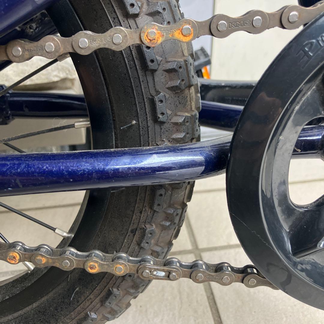 ヨツバサイクル　14インチ　ネイビー