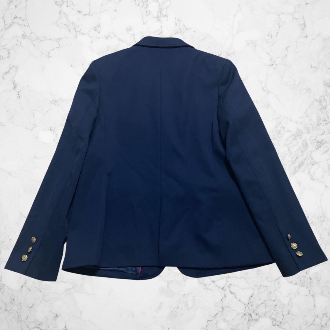 EAST BOY イーストボーイ　紺ブレザー 金ボタン エンブレム付 11号　L