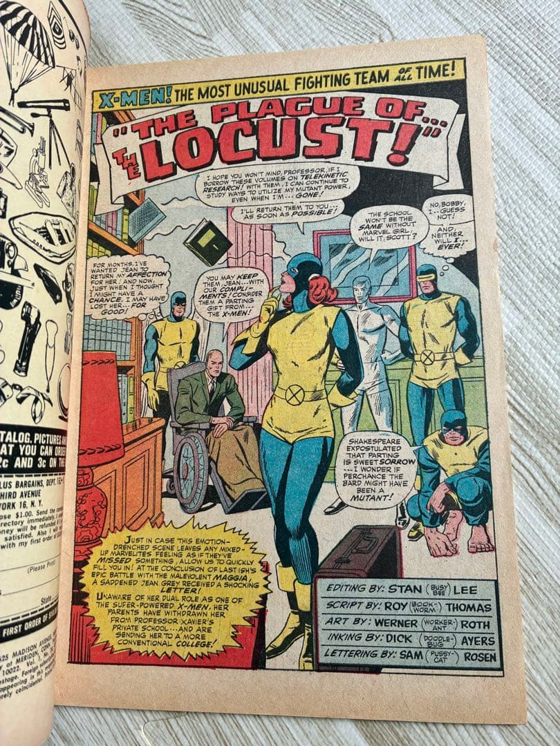 アメコミ Xmen #24 マーベル　1965年 スパイダーマン Disney