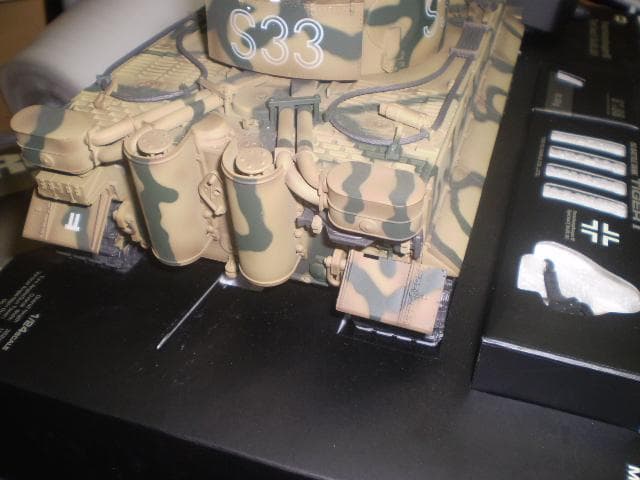べ*ん様 1/24　RCバトルタンク　タイガーI　初期型　迷彩仕様　完成品ラジコ