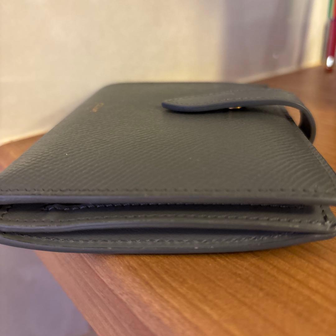 美品　CELINE グレー 二つ折り財布