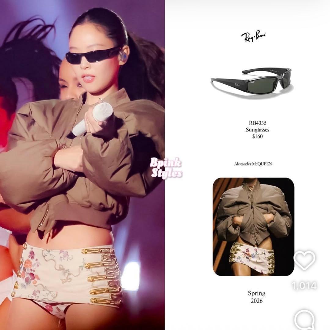 JENNIE着用　レイバン サングラス