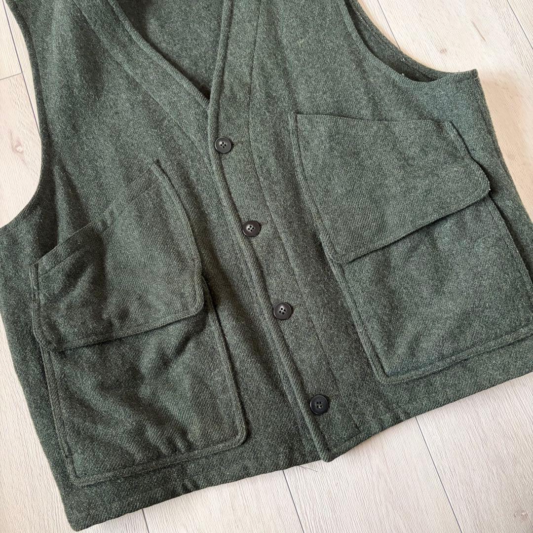 80s Eddie Bauer エディバウアー ウールベスト ハンティング