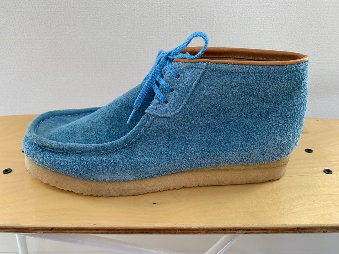 【新品未使用】STOCK NO:（ストックナンバー）モカシンブーツSAXBLUE