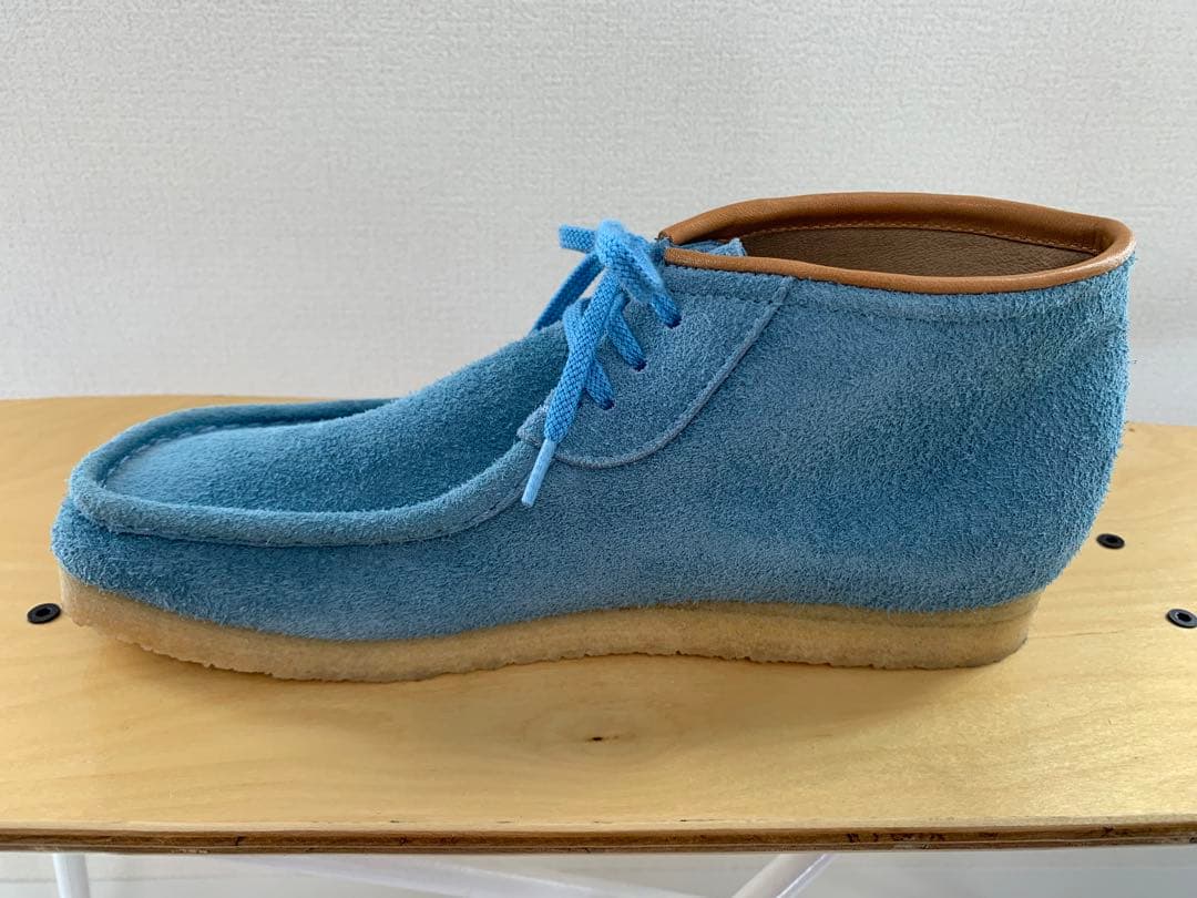 【新品未使用】STOCK NO:（ストックナンバー）モカシンブーツSAXBLUE