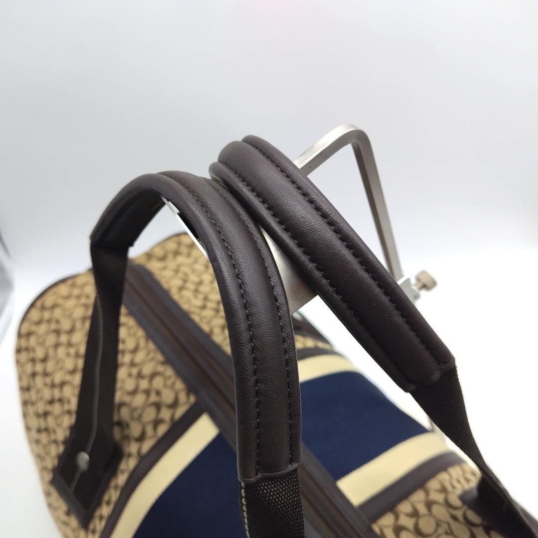 極美品✨コーチ ボストンバッグ 2way 大容量 シグネチャー キャンバス