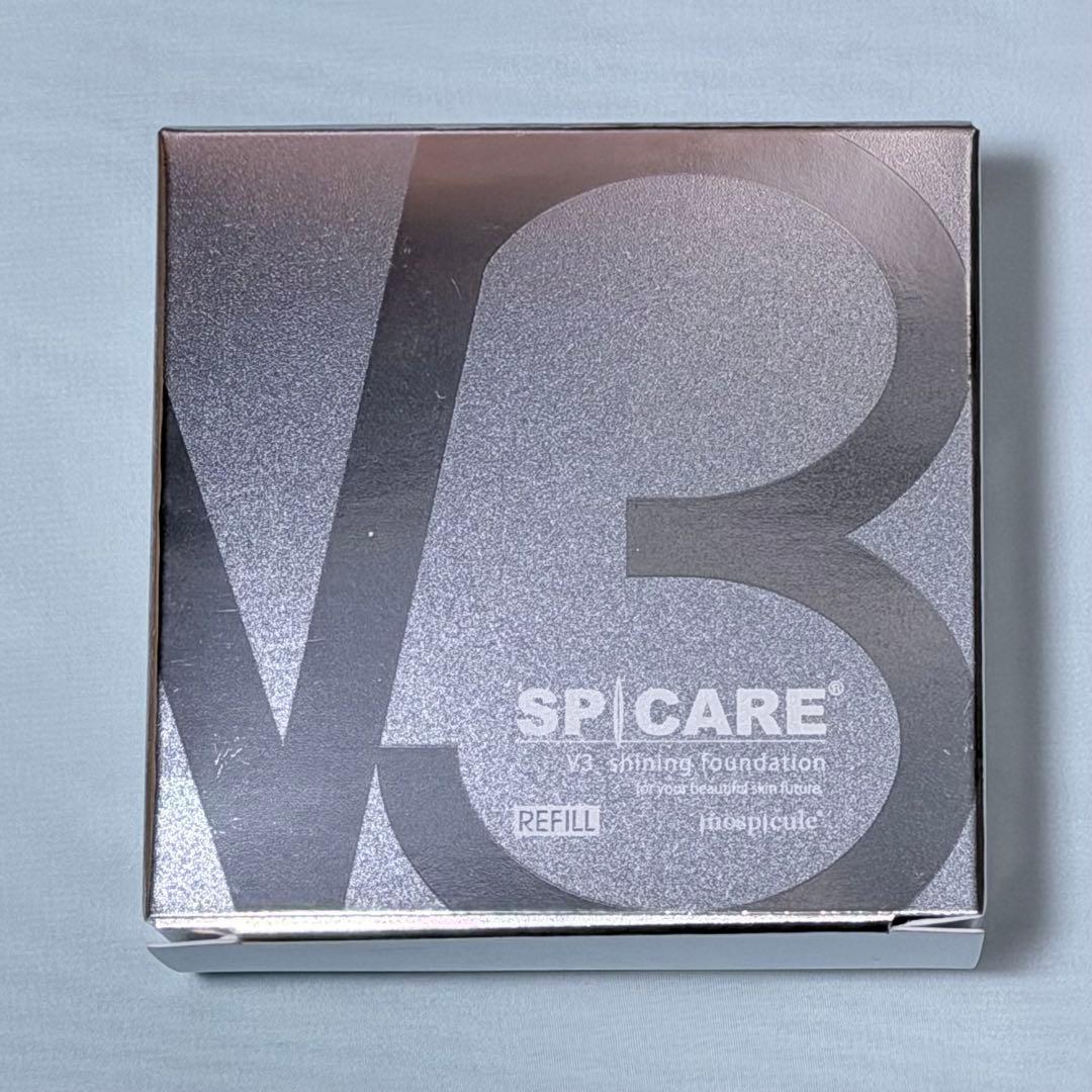スピケア V3シャイニングファンデーション 本体+レフィル 正規品 ロット番号付