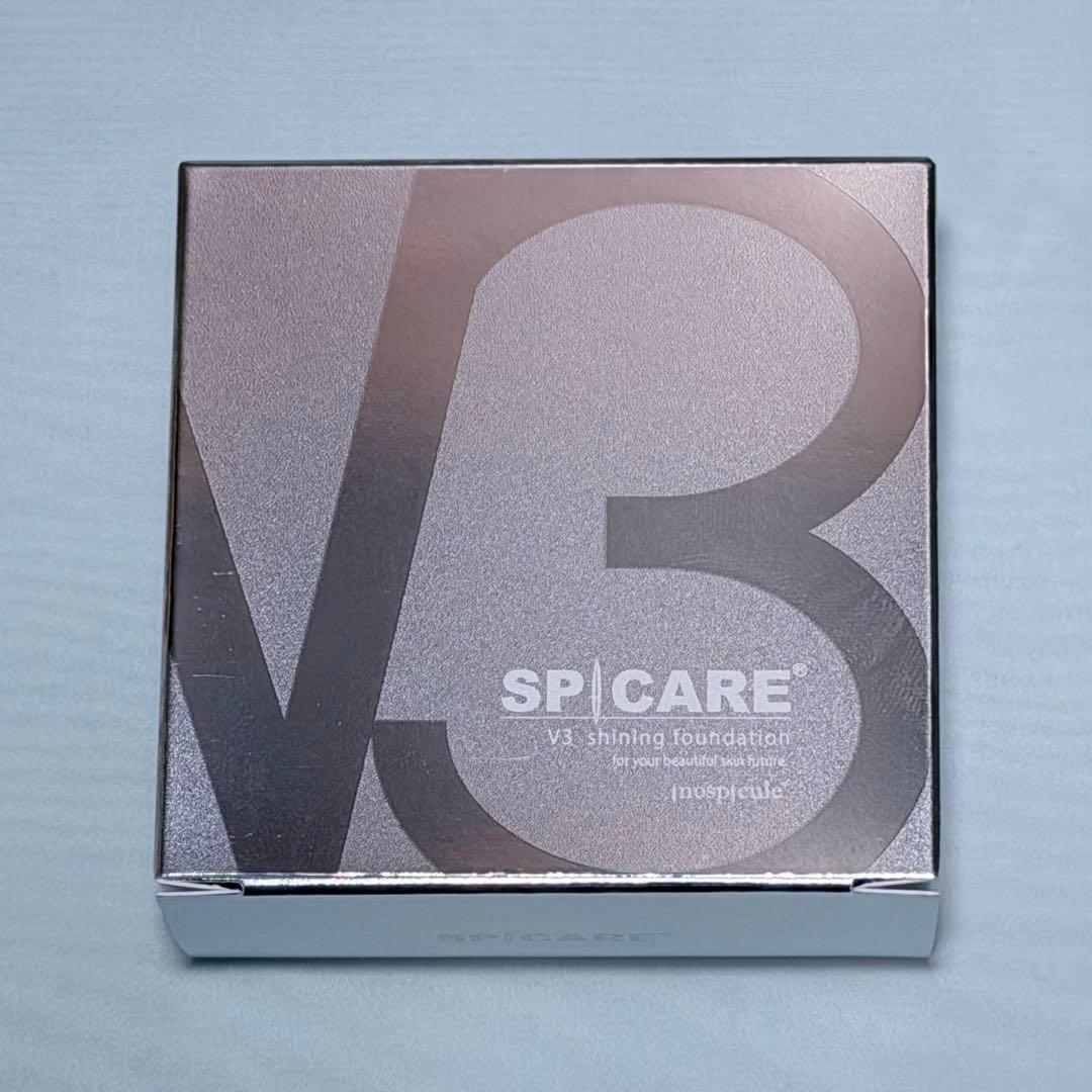 スピケア V3シャイニングファンデーション 本体+レフィル 正規品 ロット番号付