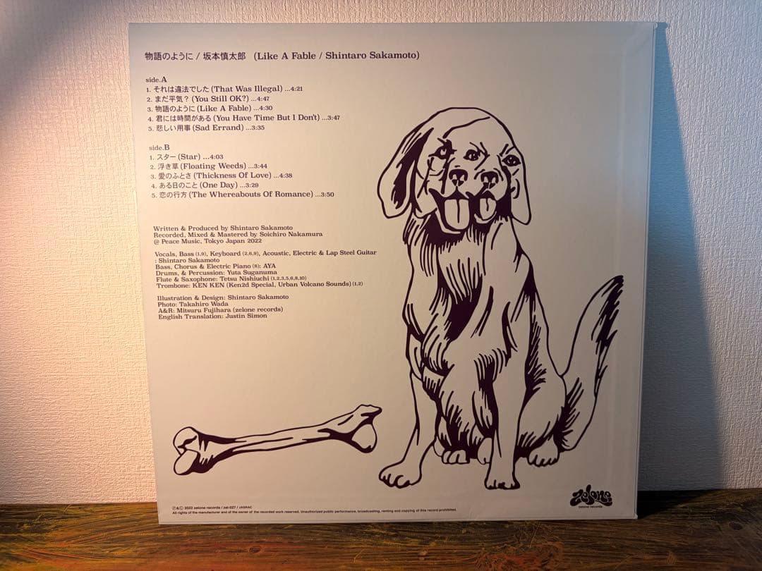 物語のように 坂本慎太郎 レコード