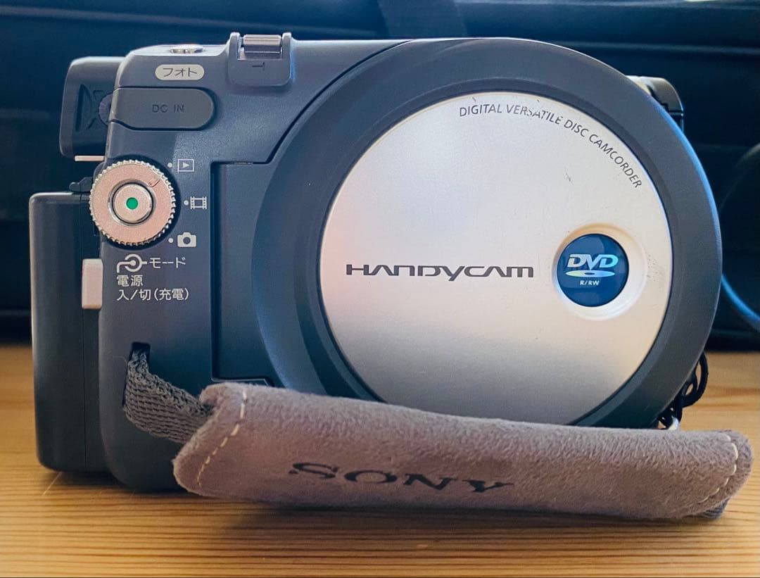 【美品】SONY DCR-DVD201 ビデオカメラセット