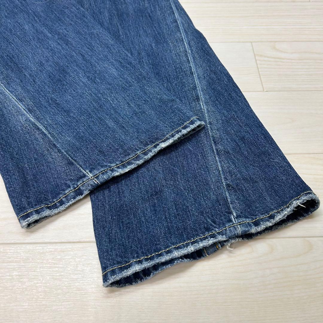 TRUE RELIGION ダメージ加工ローライズデニム USA製 27