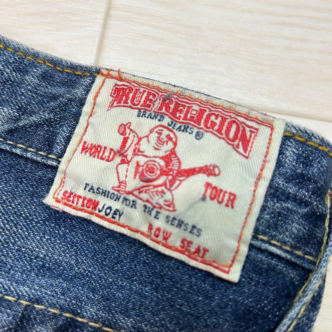 TRUE RELIGION ダメージ加工ローライズデニム USA製 27