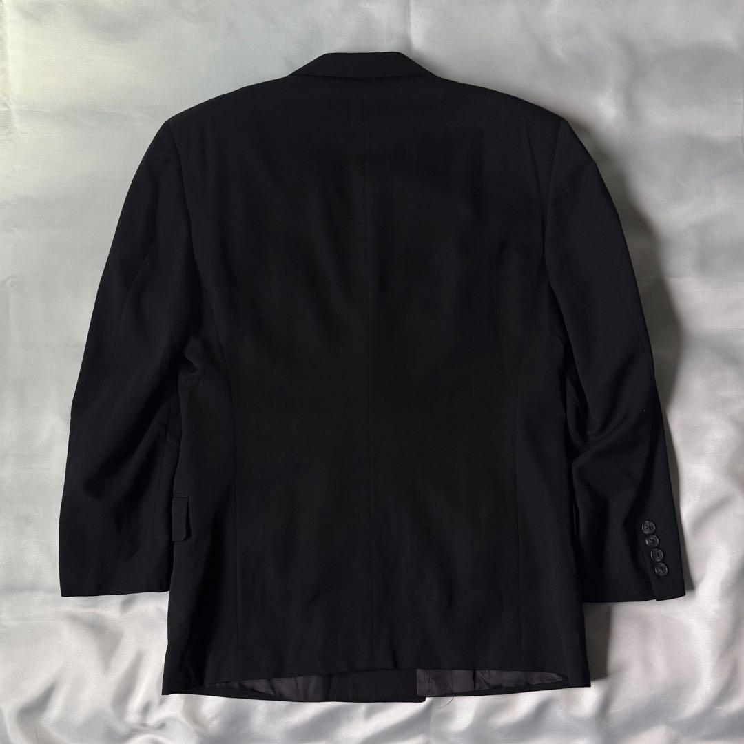 希少 80s NORDSTROM USA製 ブラック ダブルテーラードジャケット