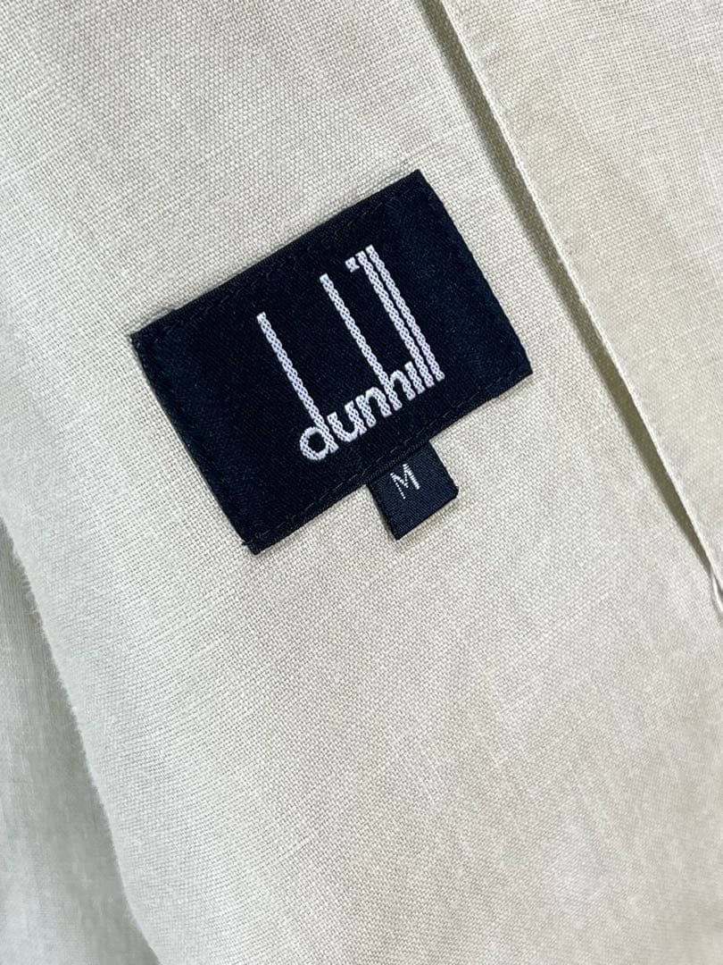 P*.様 231 美品 イタリア製 dunhill 上質 リネン フルジップ ジ