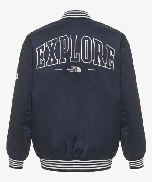 L THE NORTH FACE スポーティボンバージャケット 韓国限定ネイビー