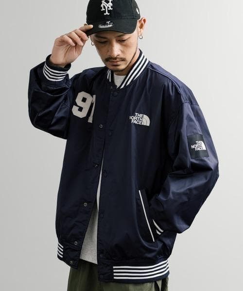 L THE NORTH FACE スポーティボンバージャケット 韓国限定ネイビー