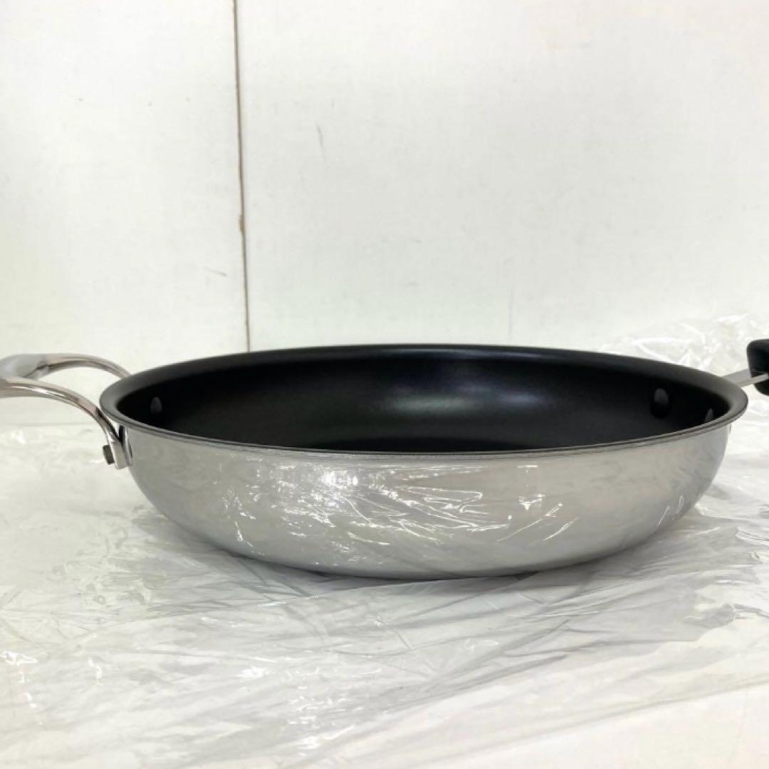 4331-G Tupperwareレインボークッカーフライパン26cm フタ付き