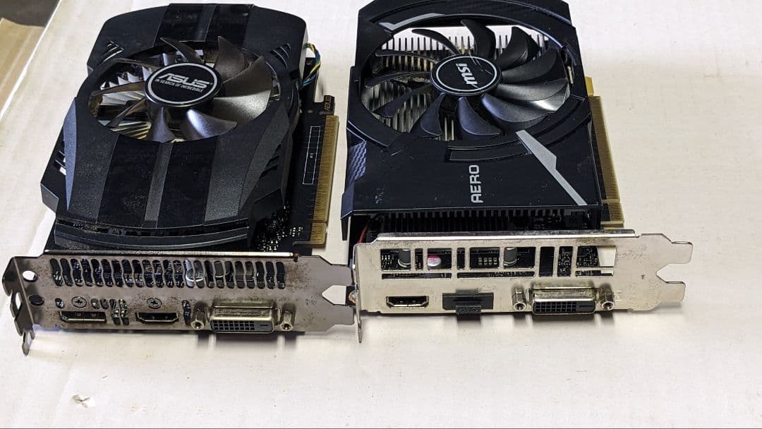 PC用ファン・クーラー MSI GeFoRce GTX 1650 ASUS PH- GTX1050TI