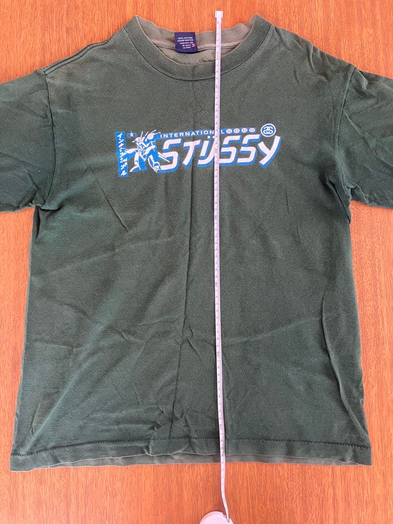 STÜSSY グリーン Tシャツ Mサイズ