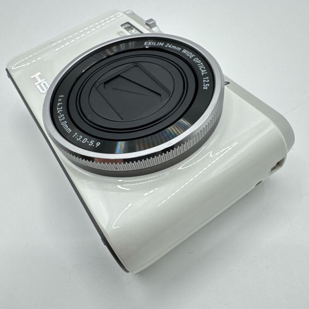 CASIO EXILIM EX-ZR1300 ホワイト コンパクトデジタルカメラ