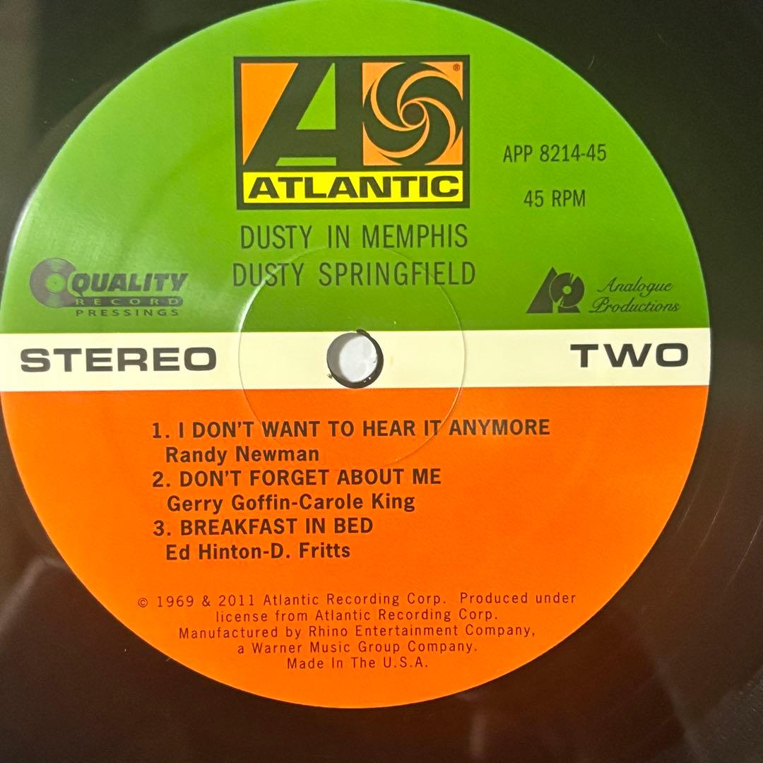 【LP】Dusty in Memphis／Dusty Springfield