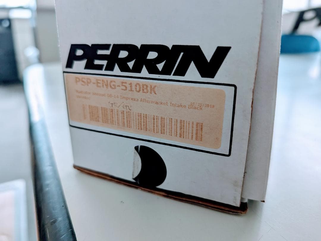 PERRIN ラジエターシュラウド 黒　インプレッサSTI GRB/GVB用