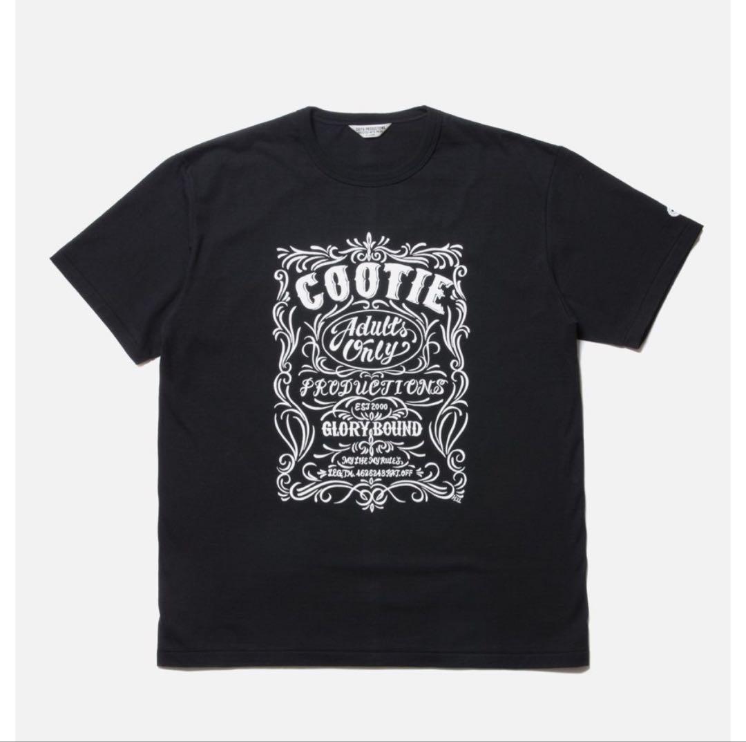 COOTIE クーティー プリント TシャツORNAMENT M ブラック