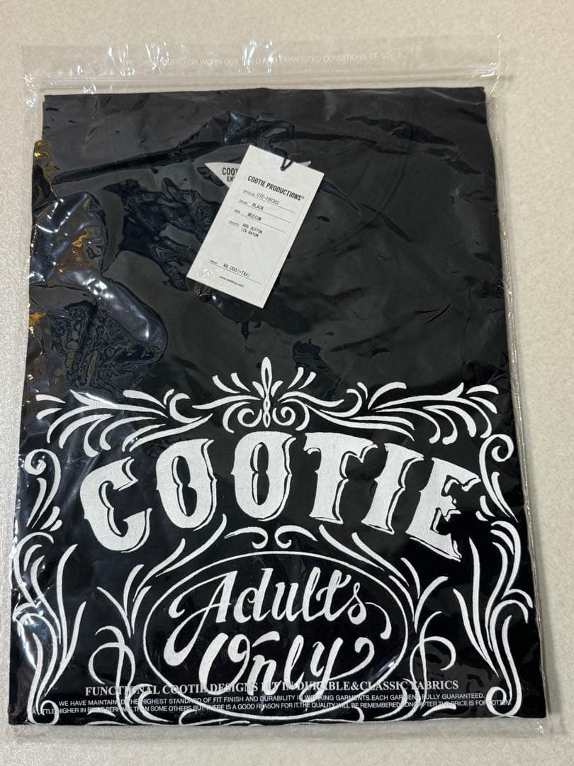 COOTIE クーティー プリント TシャツORNAMENT M ブラック