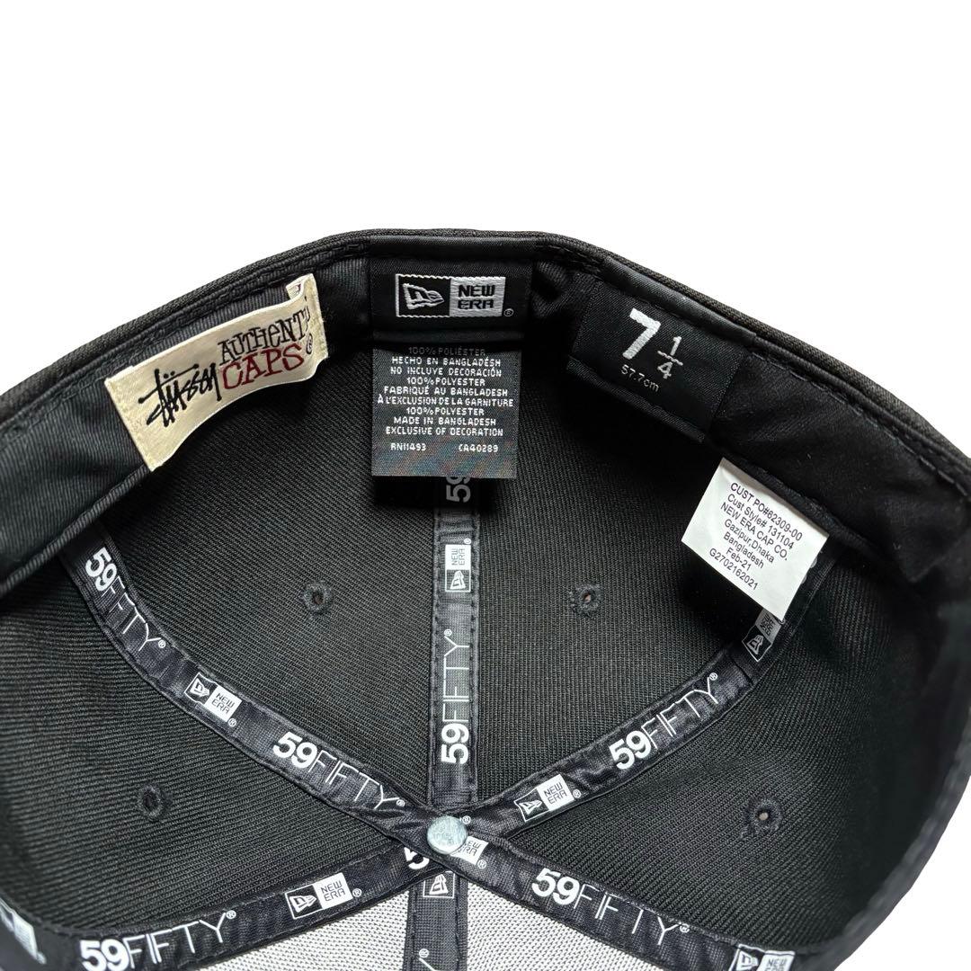 新品 STUSSY×NEWERA ベースボールキャップ 7 4/1 ステューシー