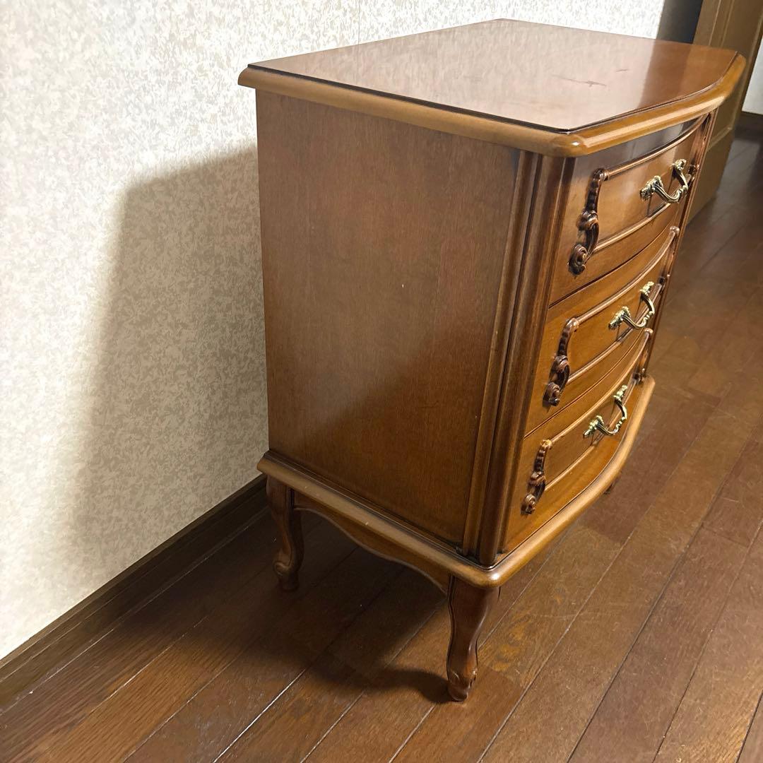 【美品】猫脚 チェスト 3段 イタリア製