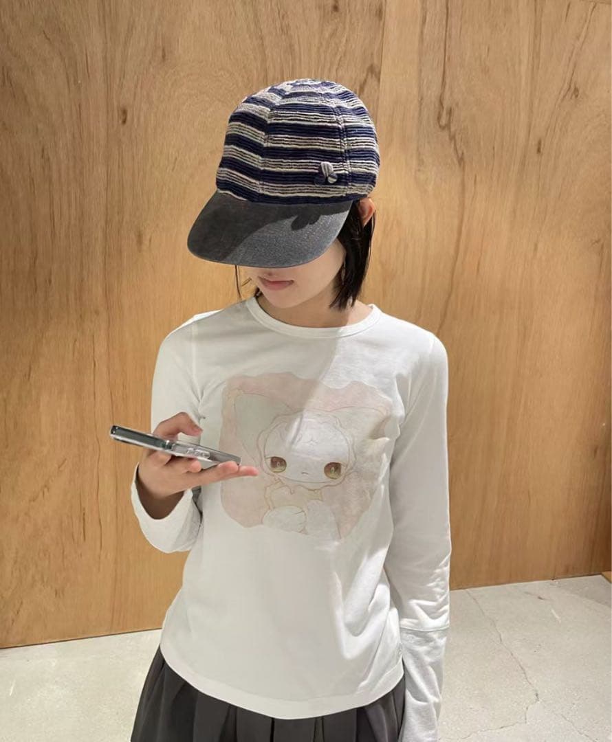 Coyseio 動物プリント ホワイトTシャツ