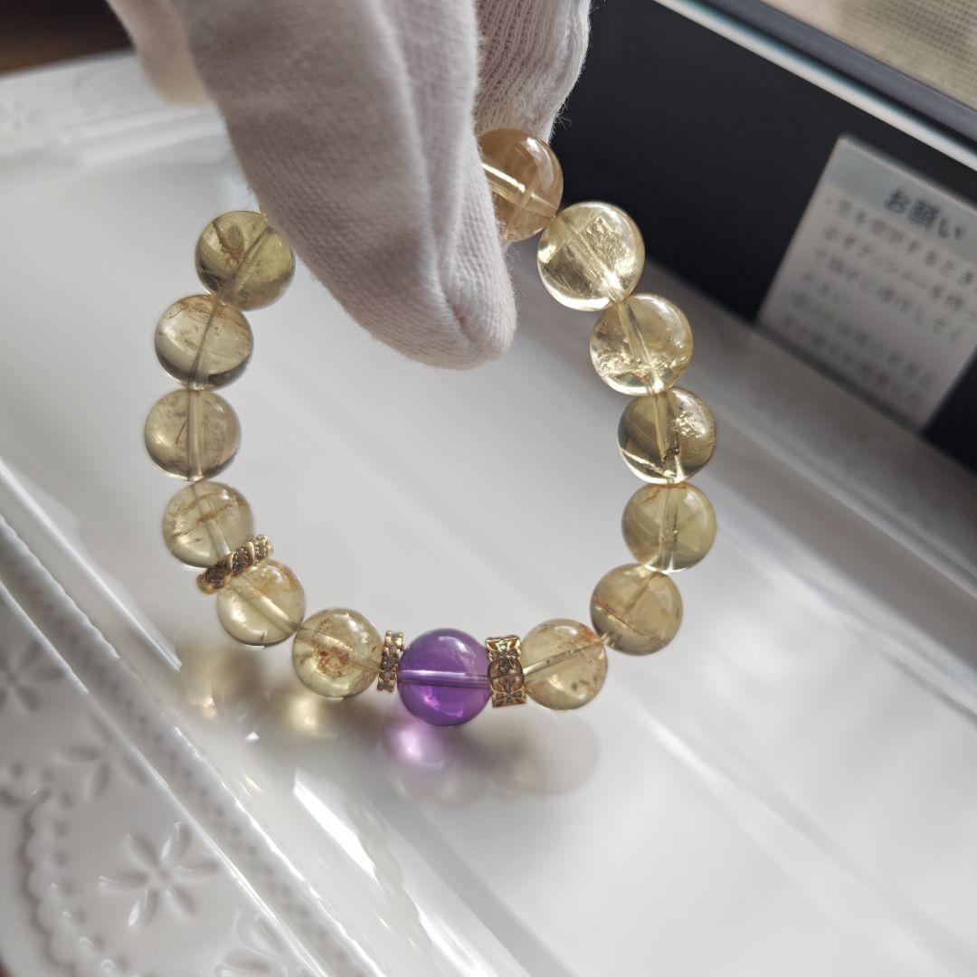 M様♡専用です♡極ボリビア産アメジスト×シトリン（スターある粒もあります）