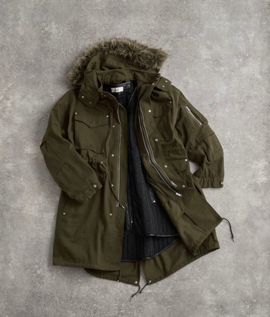 ADRER M-65 Mods coat モッズコートカーキ