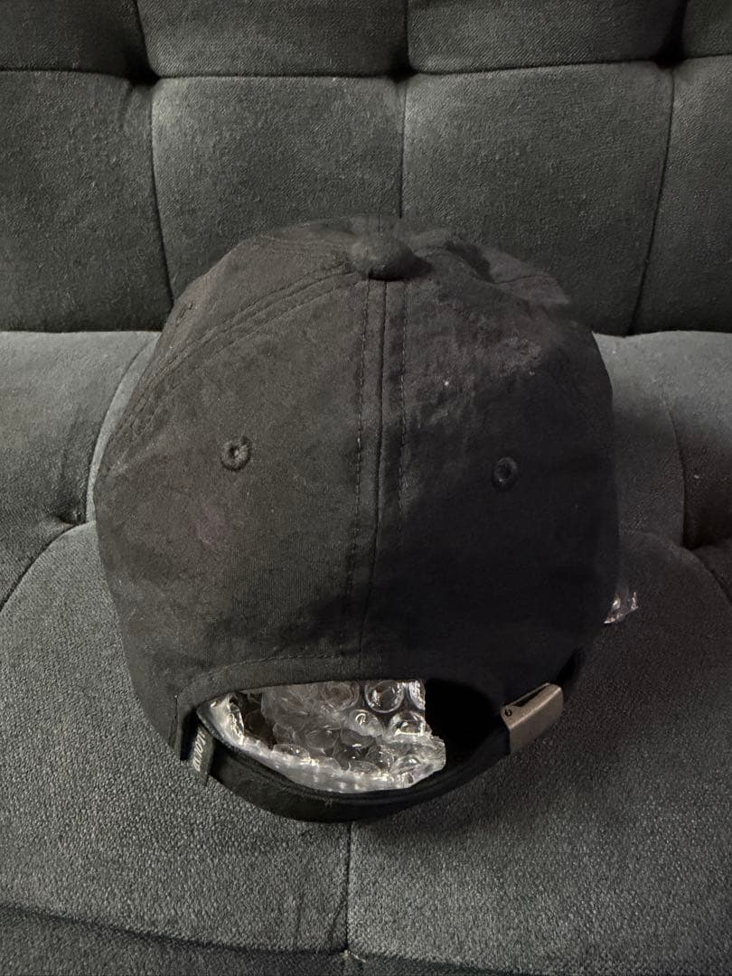 【BLACK 】ALOUND NYLON LOGO CAP ブラック