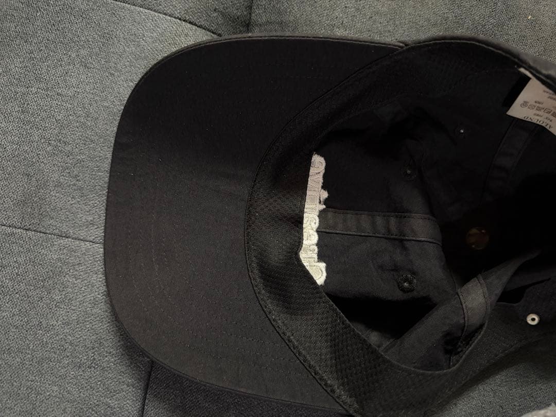 【BLACK 】ALOUND NYLON LOGO CAP ブラック
