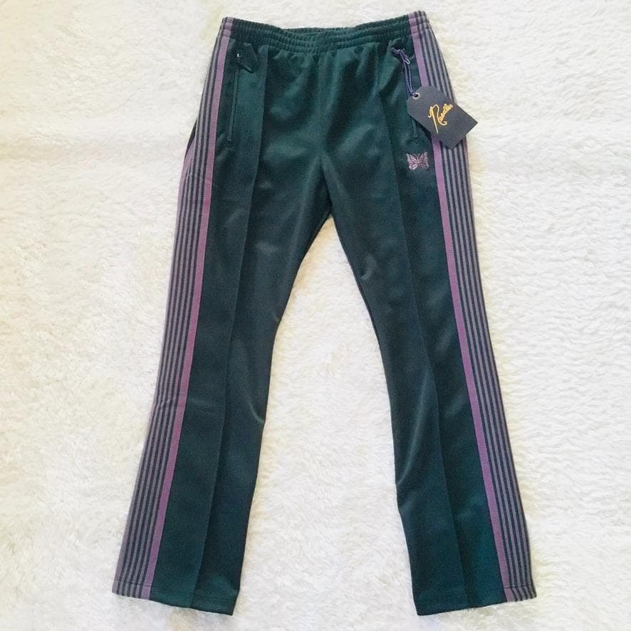 新品 NEEDLES ナロー トラックパンツ グリーン Sサイズ