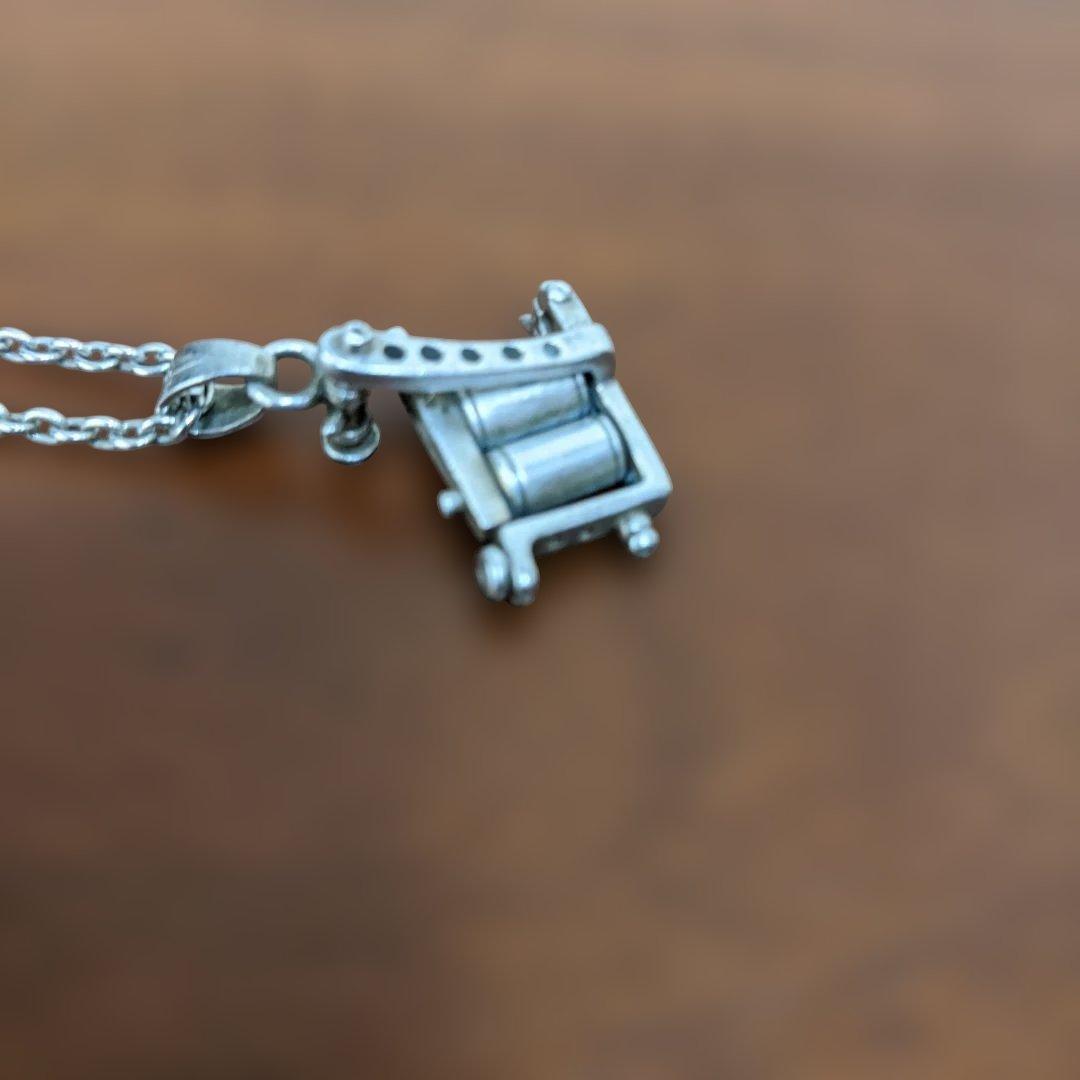 最終価格】RADIALL シルバー925 タトゥー マシンネックレス