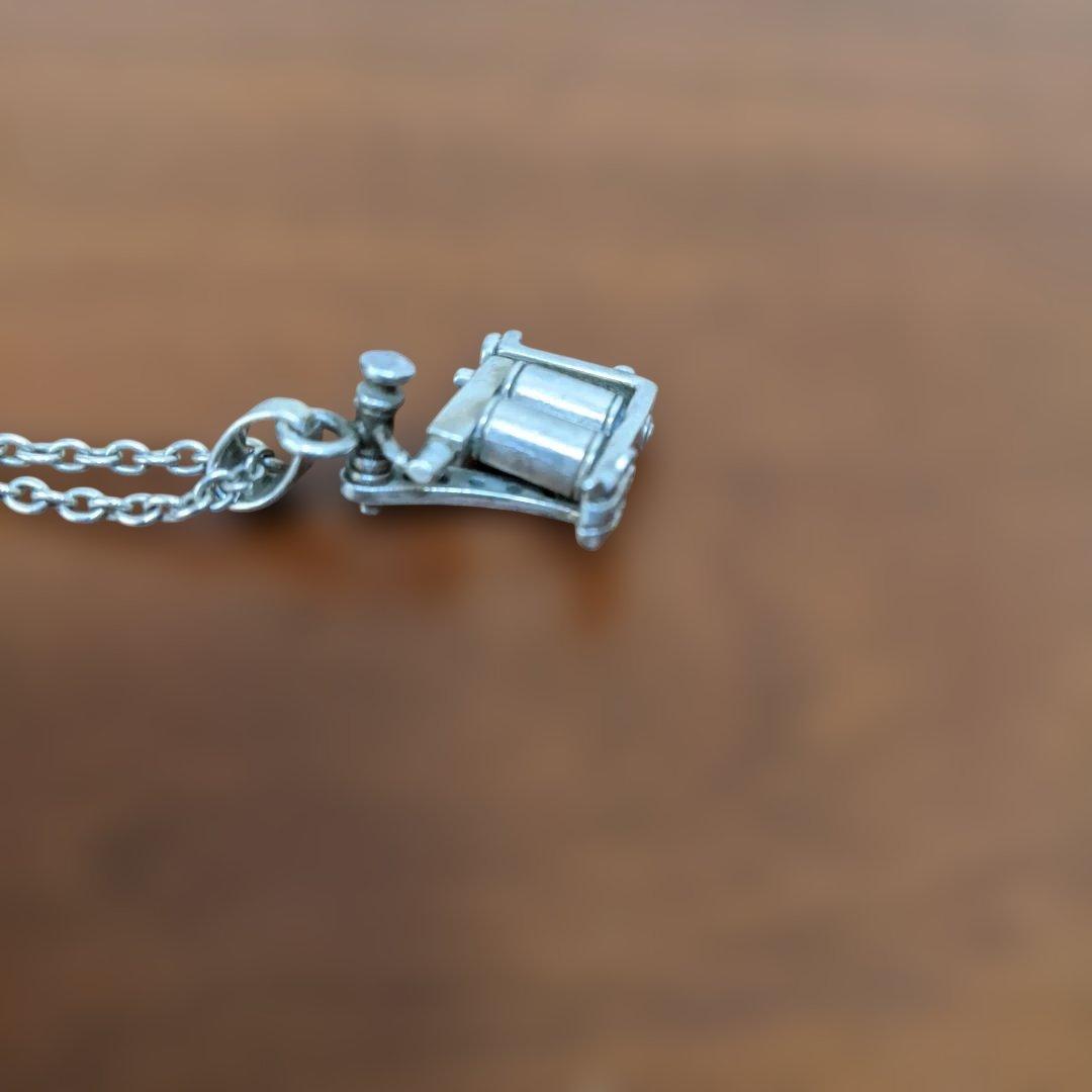 最終価格】RADIALL シルバー925 タトゥー マシンネックレス