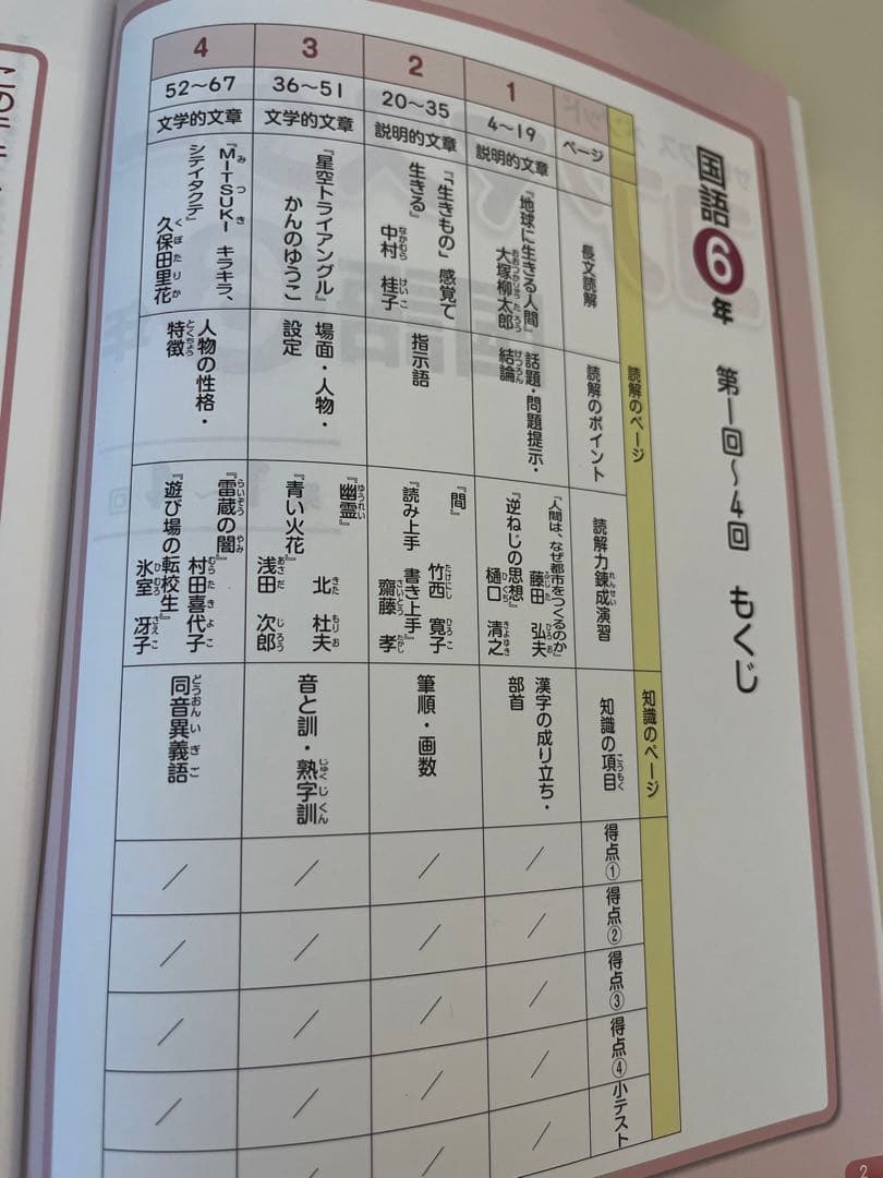 SAPIX コアマスター　6年　国語　12冊セット