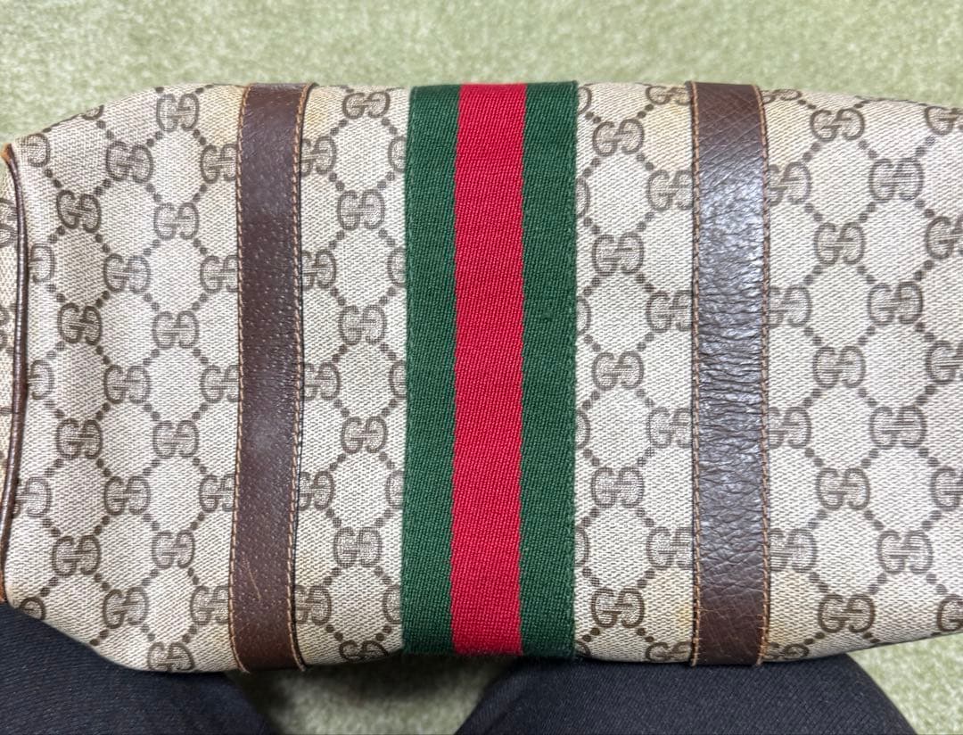 GUCCIオールドグッチ　シェリーライン　ミニボストン　ハンドバッグ