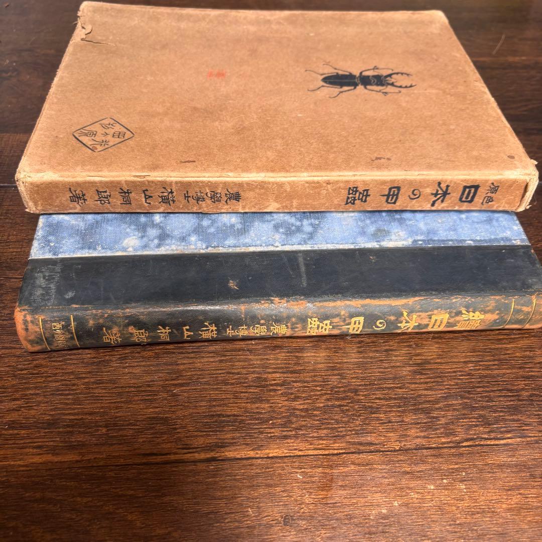 【初版】戦前古書　原色　日本の甲蟲　農学博士　横山桐郎　昆虫　昔の図鑑　戦前